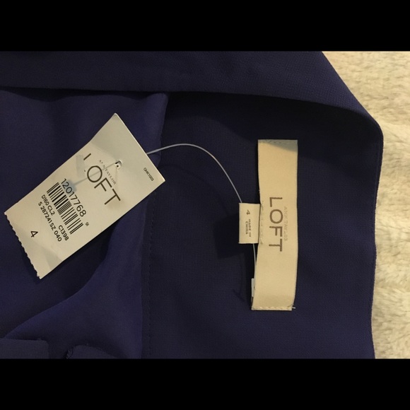 NWT Loft Pleated Skirt Size 4 - Picture 3 of 3